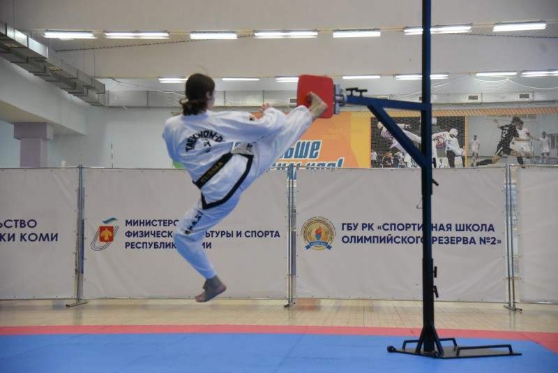 Более ста спортсменов приняли участие в чемпионате и первенстве по тхэквондо ИТФ в Коми