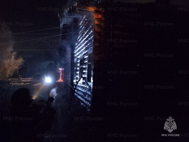 На пожаре в Пезмеге погибли два человека 