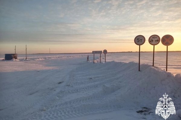 В Коми действует 57 из 102 запланированных к открытию ледовых переправ