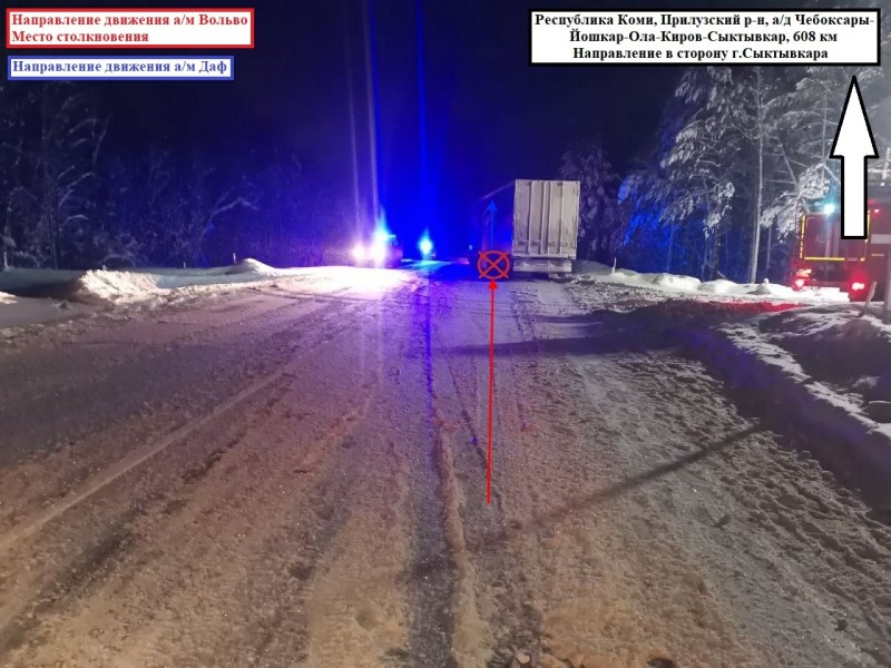 В Прилузье водитель Volvo ушиб ногу в ДТП 