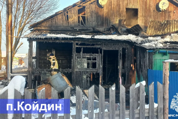 На пожаре в Койгородском районе эвакуированы 10 человек