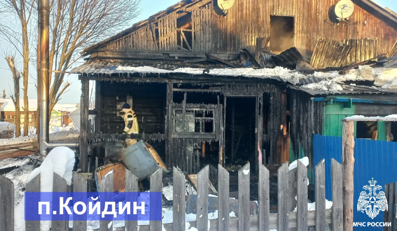 На пожаре в Койгородском районе эвакуированы 10 человек