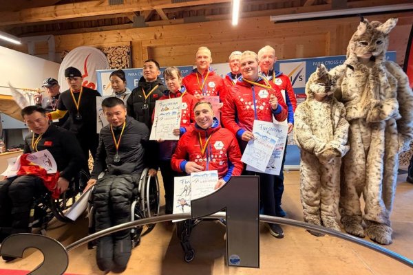 Иван Голубков в составе сборной России завоевал золото в эстафете на этапе Кубка мира