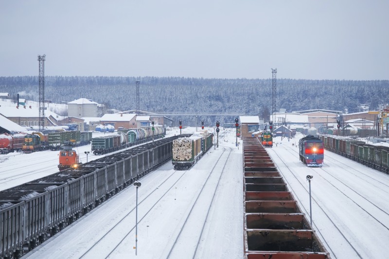 Погрузка на железной дороге в Республике Коми выросла за 2025 год на 4,8%