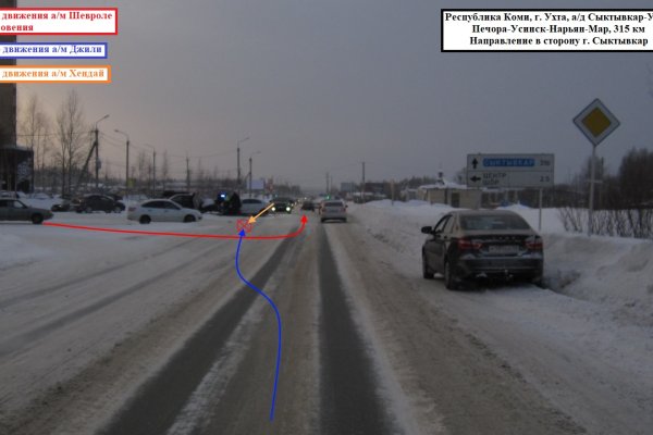 В Ухте число пострадавших в аварии с тремя автомобилями выросло до четырех