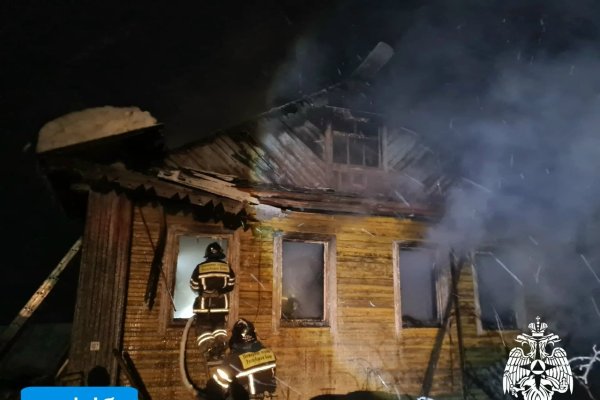 В селе Ыб на пожаре погиб мужчина 