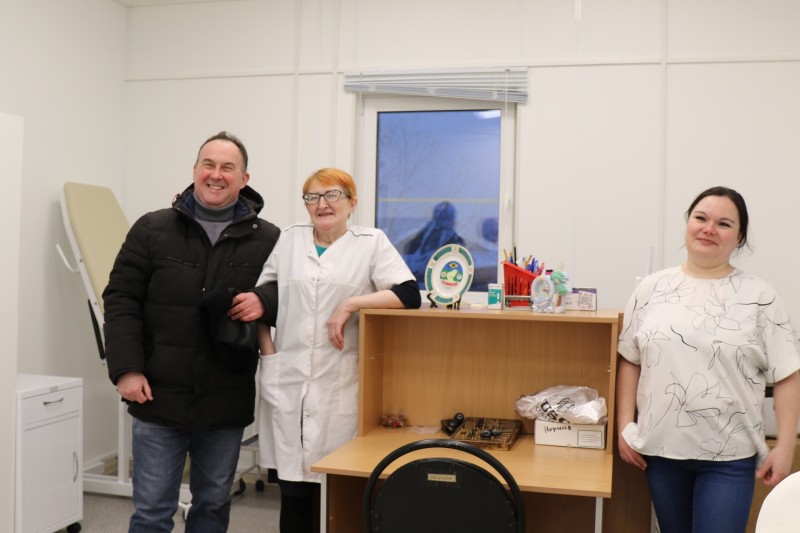 Жители села Нерица Усть-Цилемского района получили новый ФАП

