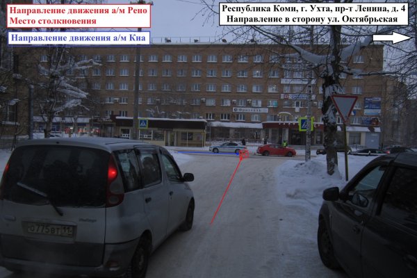 На дорогах Ухты в двух ДТП травмировались два человека