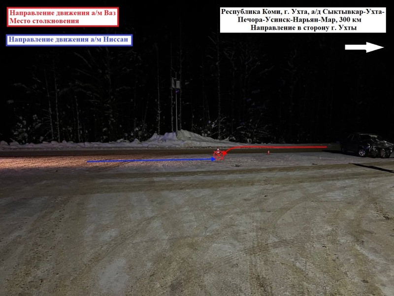 Шесть человек пострадали в ДТП под Ухтой