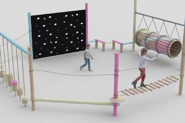 В Усинске на детской площадке 