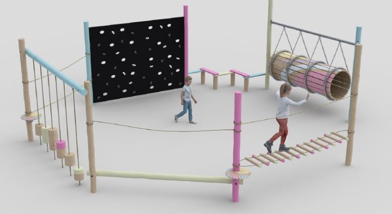 В Усинске на детской площадке "Восьмёрка" установят новые игровые комплексы и качели