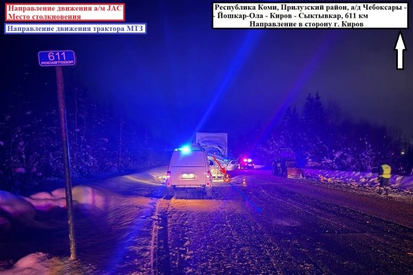 Водители не учли дистанцию: два ДТП в Прилузском районе Коми завершились госпитализацией