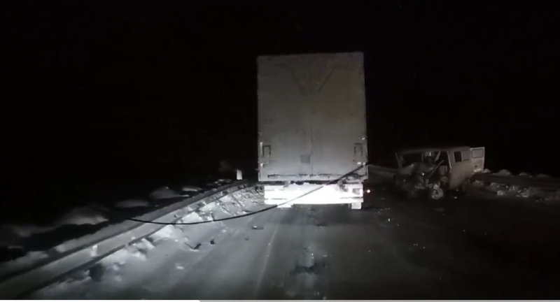 Появилось видео с места ДТП в Сыктывдинском районе, где погибли три человека