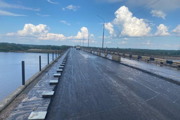 В 2026 году продолжится ремонт моста через Вычегду