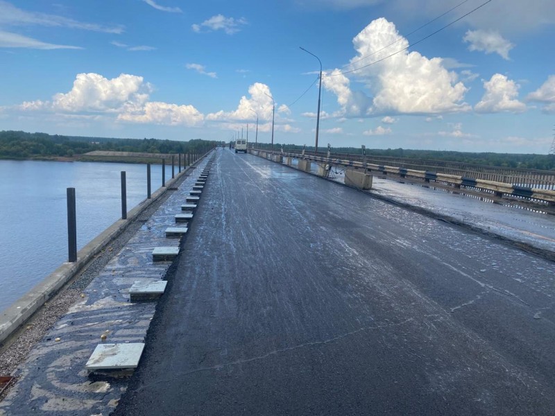 В 2026 году продолжится ремонт моста через Вычегду