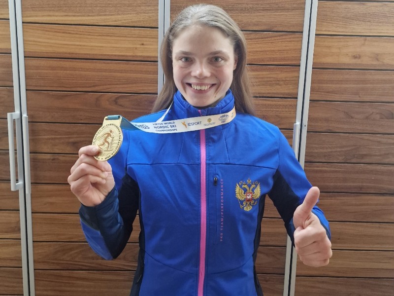 Ирина Губер стала двукратной чемпионкой мира по лыжным гонкам 2026 года