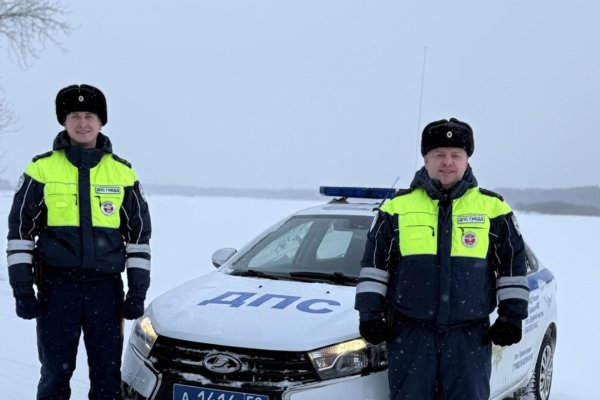 Полицейские в Пермском крае спасли водителя с инсультом после звонка его дочери из Коми