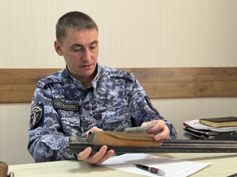 В Коми росгвардейцы изъяли три десятка охотничьих ружей за неделю