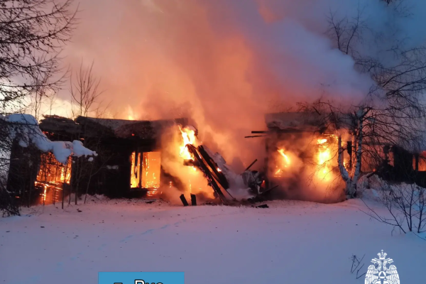 На пожаре в поселке под Сосногорском погиб 78-летний мужчина