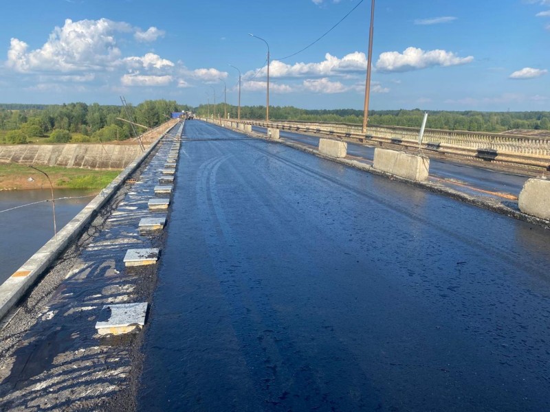 В рамках нацпроекта продолжится ремонт моста через Вычегду