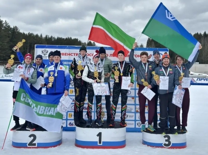 Команда лыжников Республики Коми завоевала серебро Первенства России 