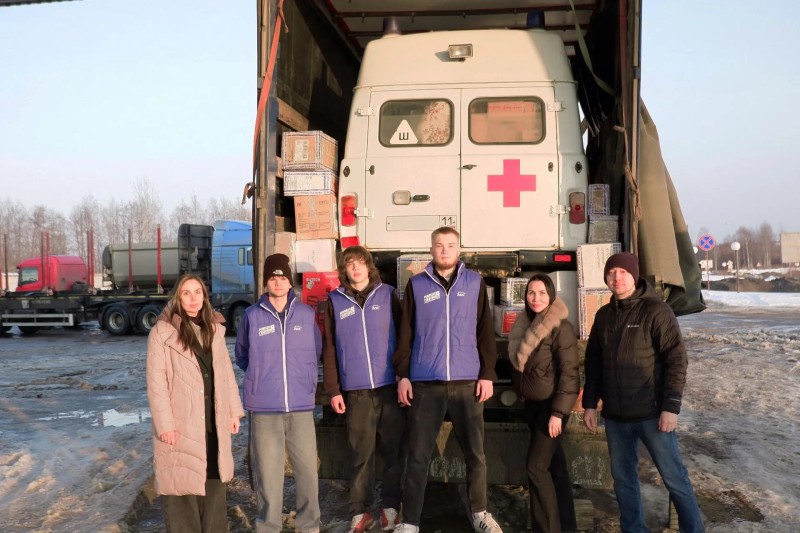 "Единая Россия" организовала отправку очередного гуманитарного конвоя из Республики Коми в зону СВО
