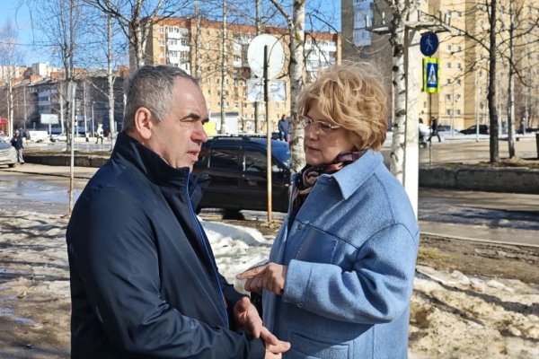 Мэр Ухты Марина Метелёва проверила, как убирают город после зимы