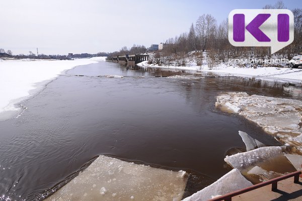 В ближайшие сутки на реке Луза у п.Верхолузье вода выйдет на пойму

