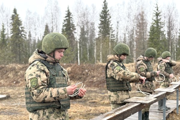 Практические занятия по спецподготовке прошли в Сыктывкаре для военнослужащих по призыву 