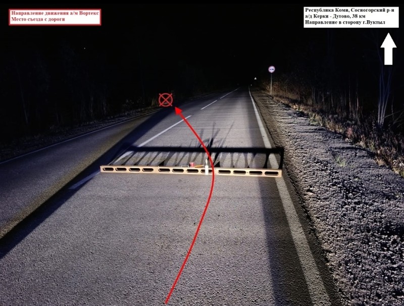 В Сосногорске осужден водитель, который покинул место ДТП и оставил пострадавших в опрокинутом автомобиле