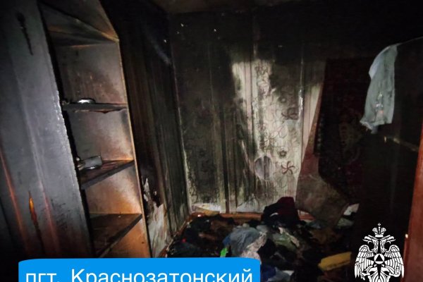 На пожаре в Сыктывкаре пострадали два человека