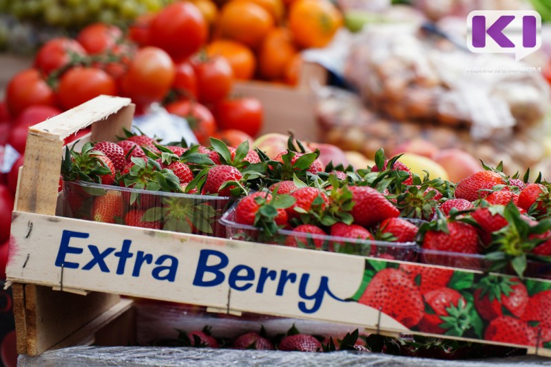 В Коми ввезено 4,4 т свежей клубники из Киргизии

