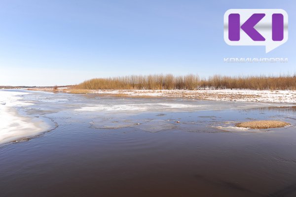В ближайшие сутки у сёл Объячево и Помоздино вода выйдет на пойму
