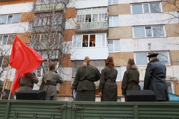 В Ухте фронтовые агитбригады поздравляли ветеранов с Днем Победы