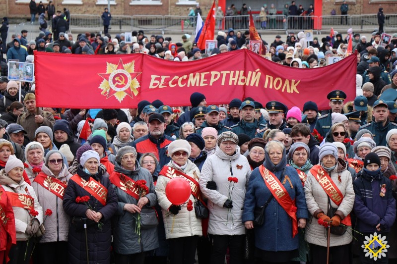 В Инте 81‑ю годовщину Великой Победы отметили парадом кадет и акцией "Бессмертный полк"