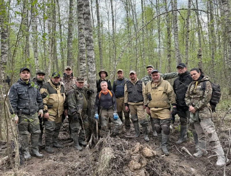 "Хранители" Следкома Коми обнаружили останки 12 бойцов Красной армии в Новгородской области