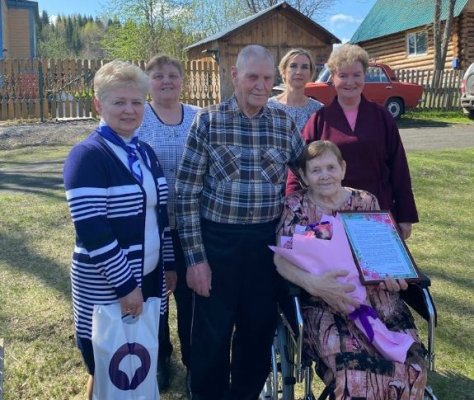 Семья Кляпышевых в Усть-Куломском районе отметила 66 лет совместной жизни

