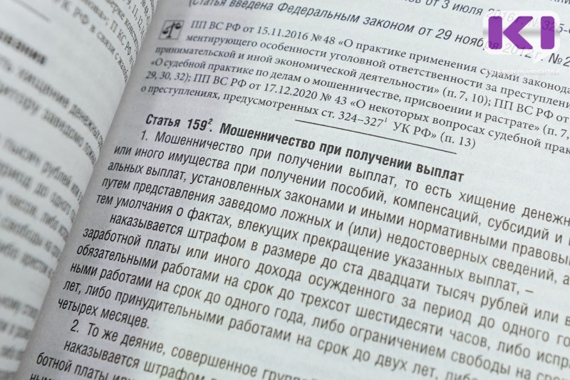 В Эжве возбуждено уголовное дело о незаконном получении пособия на детей
