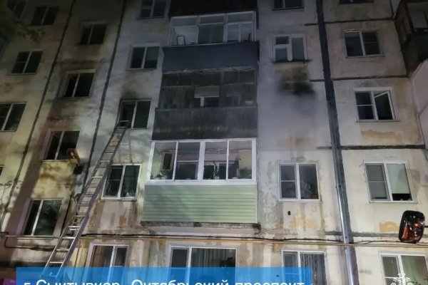 В Сыктывкаре на пожаре погиб 60-летний мужчина