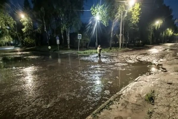 В Сыктывкаре устраняют последствия стихии